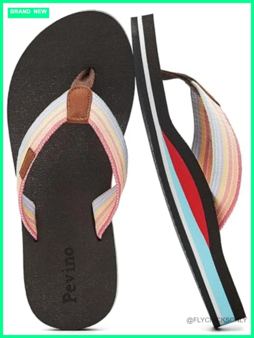 Women's Orthotic Flip Flops, Casual Comfortable Yoga Mat Thong Sandal with Arch